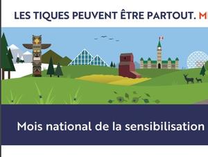 Mois national de sensibilisation aux tiques (MNST)